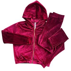Fabletics Vanessa Hudgens S Cherry Burst Donna Velour Tracksuit Hoodie & Legging